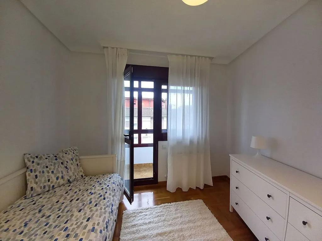Bedrooms - T2 Apartment with Terrace in Castrillón