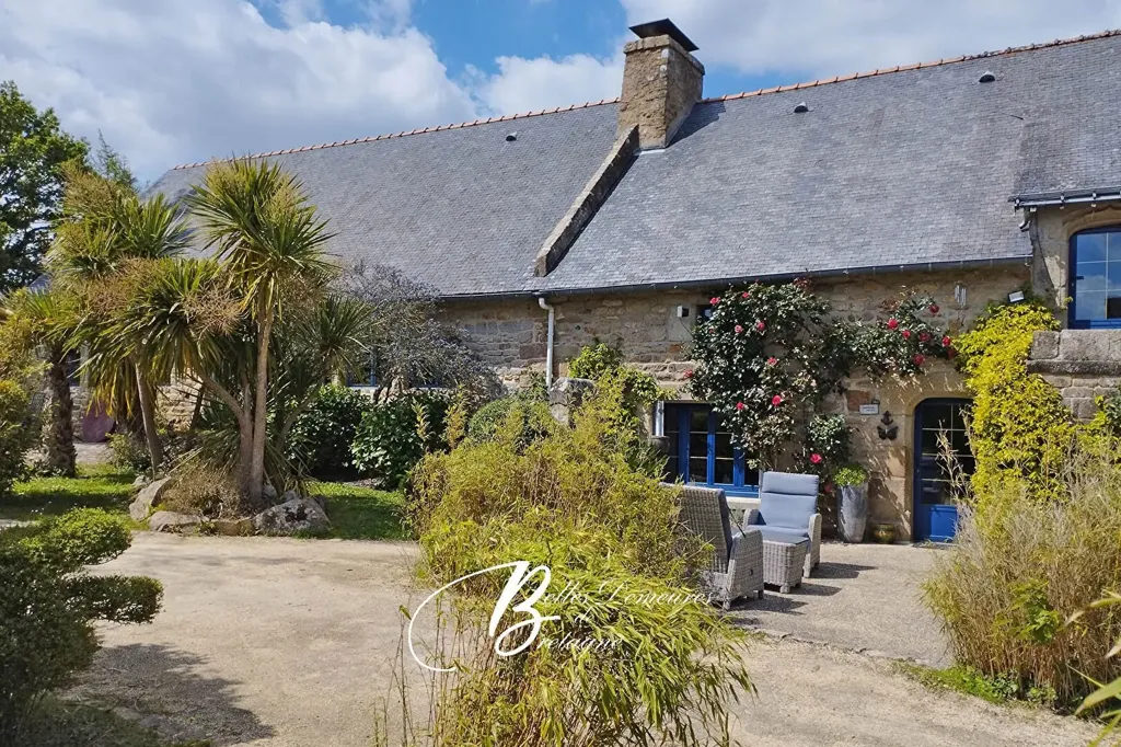 Jardin - Propriété avec Trois Longères et Piscine à Ria d'Etel
