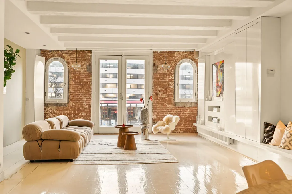 Living Room - Galerijflat with Garden at Lijnbaansgracht