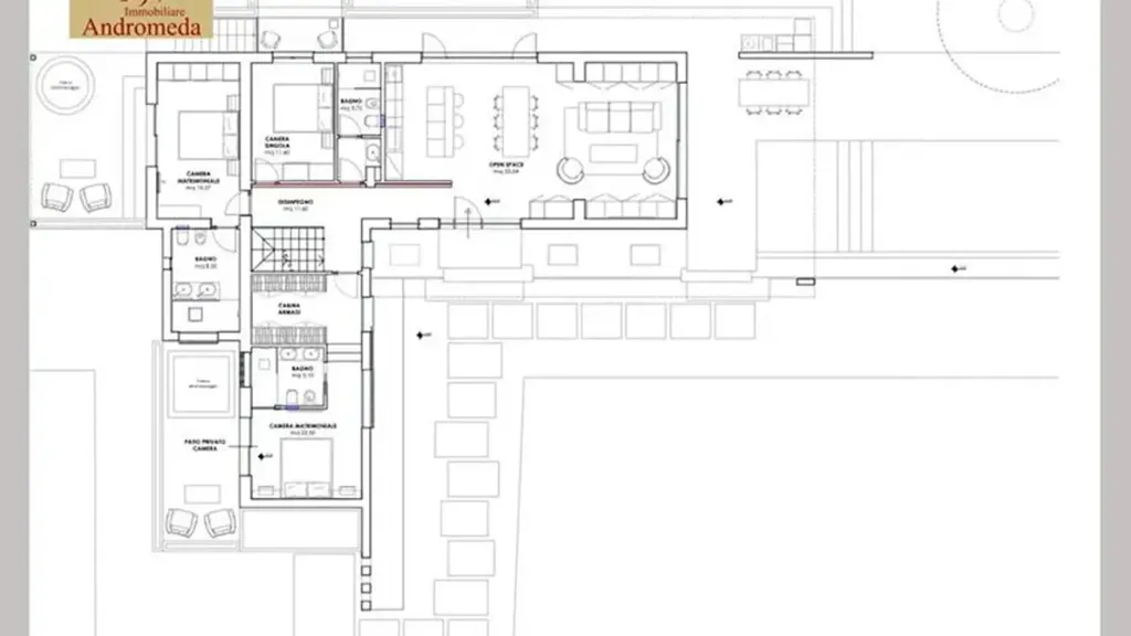 Plan - Villa with Pool in Forte Dei Marmi