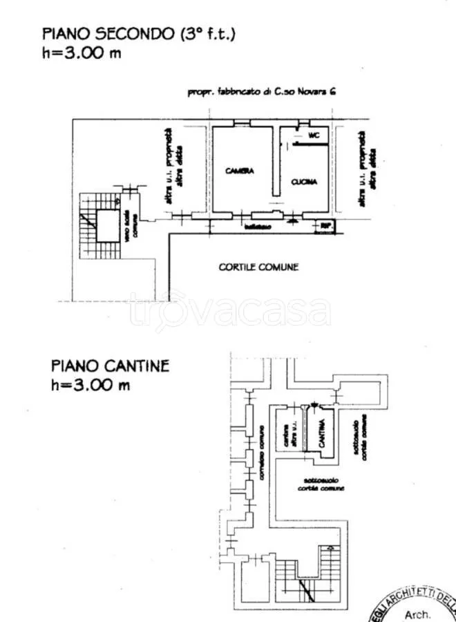 Plan - Apartment with Balcony on Corso Novara, Turin