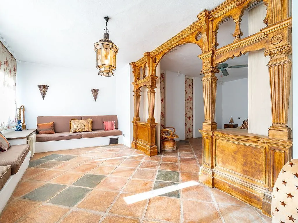 Living Room - Apartment with Pool and Terrace in Cabo Pino