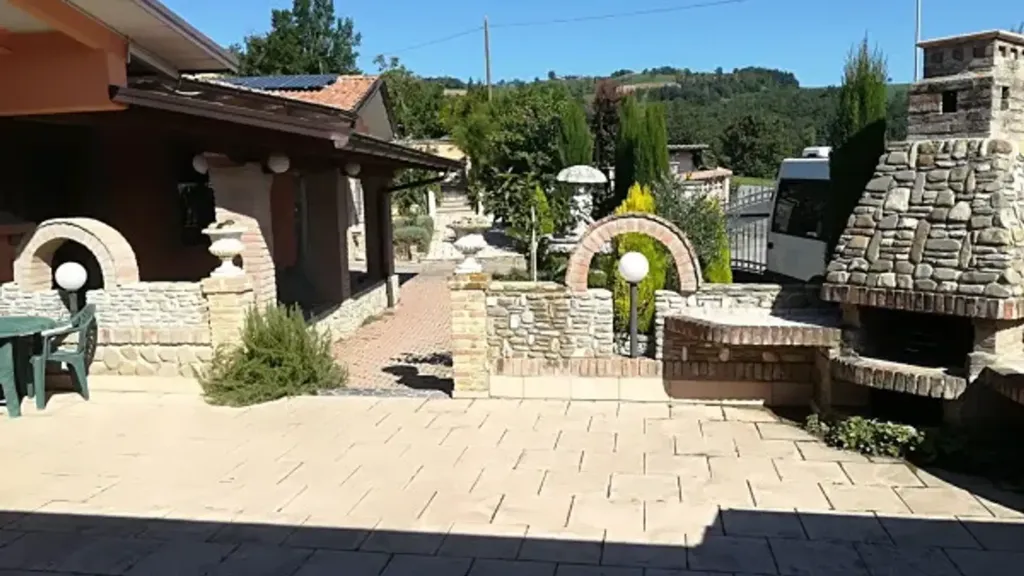 Terrass - Bifamiliar Villa with Pool in San Cassiano