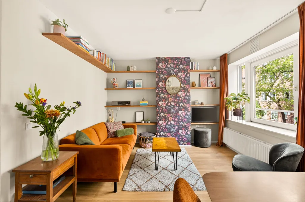 Séjour - Charming Apartment with Balcony in Transvaalbuurt