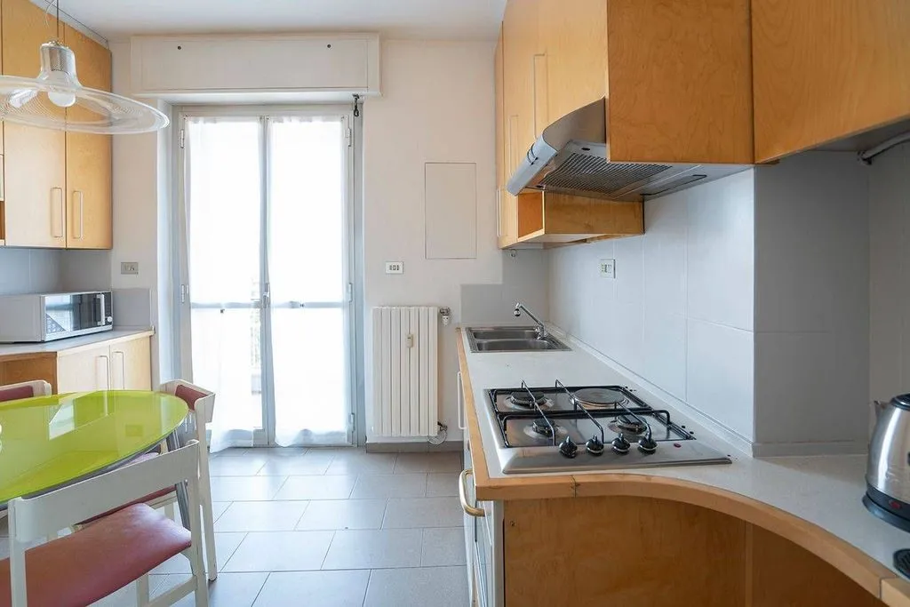 Köök - Luxury Apartment with Garden Views in Milan