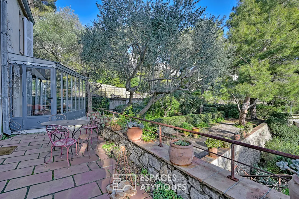 Terrasse - Maison de Caractère avec Vue Port à Montpellier