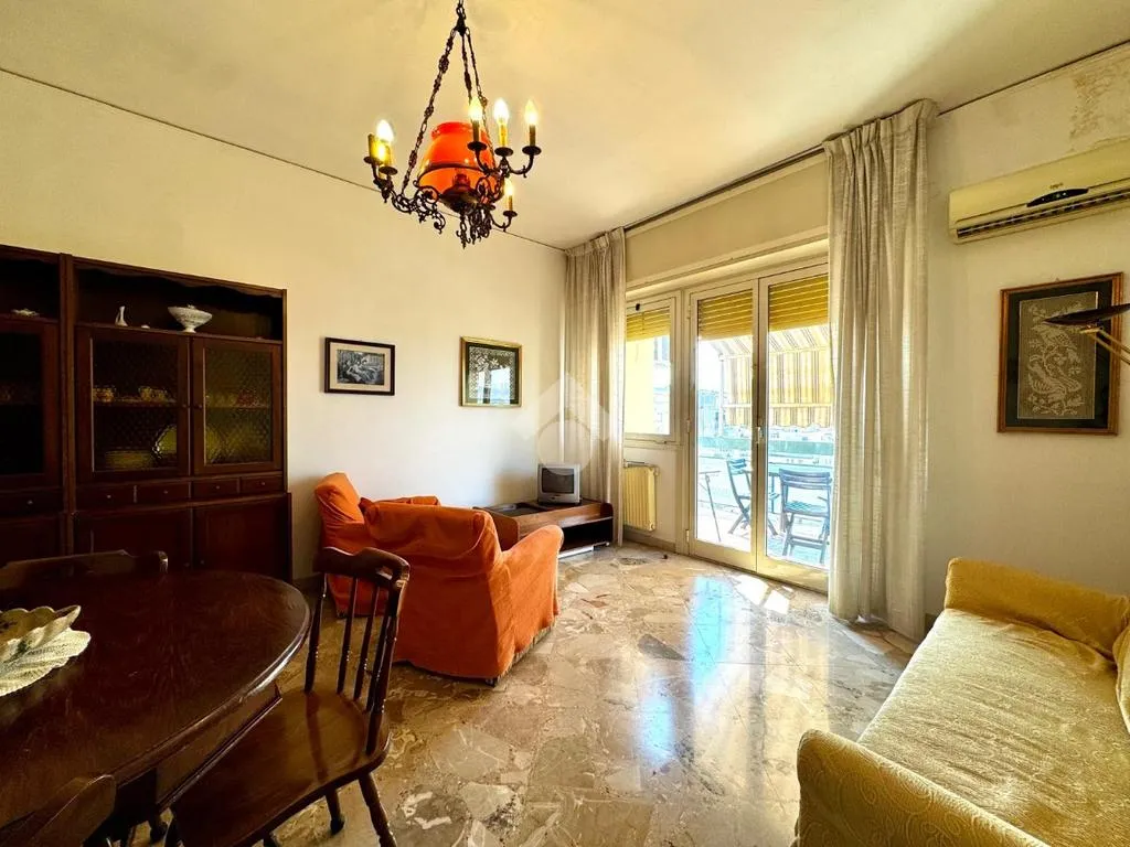 Living Room - Panoramic 3-Bedroom Apartment in Palermo