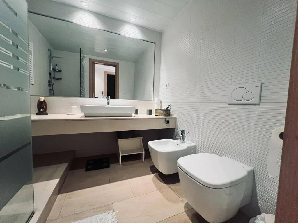 Salles de bain - Semidetached House with Pool in El Dorado Platja, Cambrils