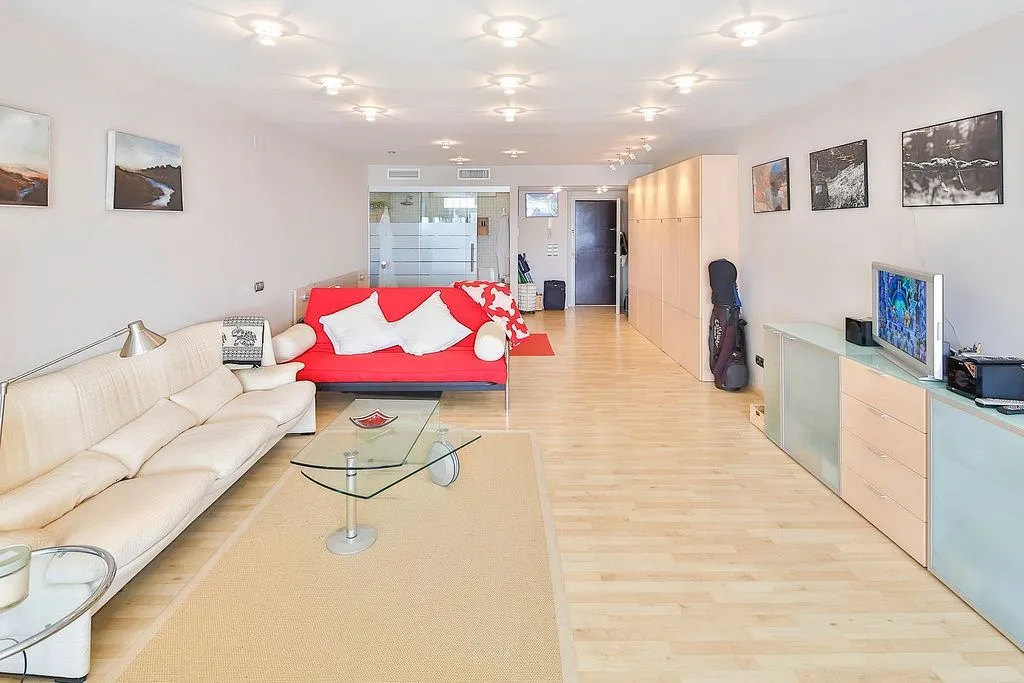 Living Room - Studio with Marina View in Puerto Banús