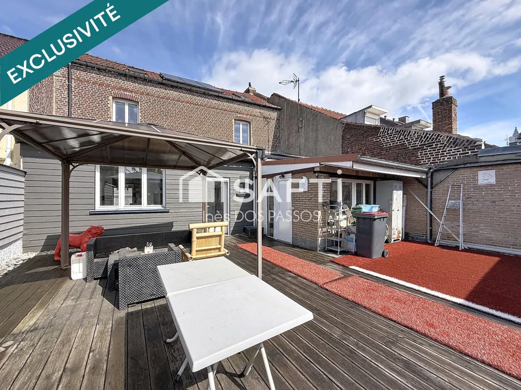 Terrace - 6-room house in Montigny-en-Gohelle