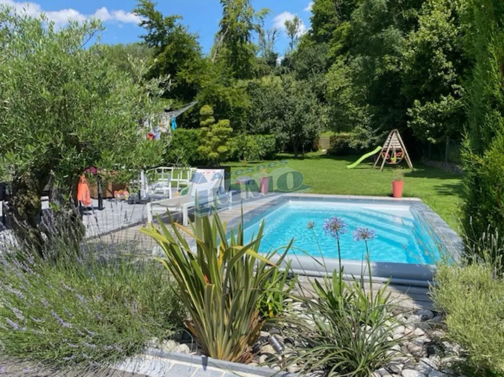 Piscine - Maison de Campagne avec Piscine Chauffée à Heuchin