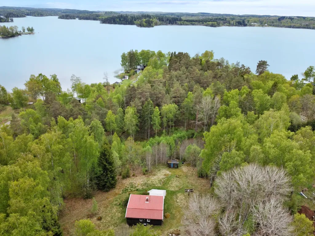 Õhuvaade - Cottage with Lake View in Linesand