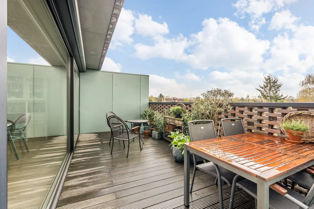 Terrasse - Duplex Appartement avec Terrasse à Wilsele