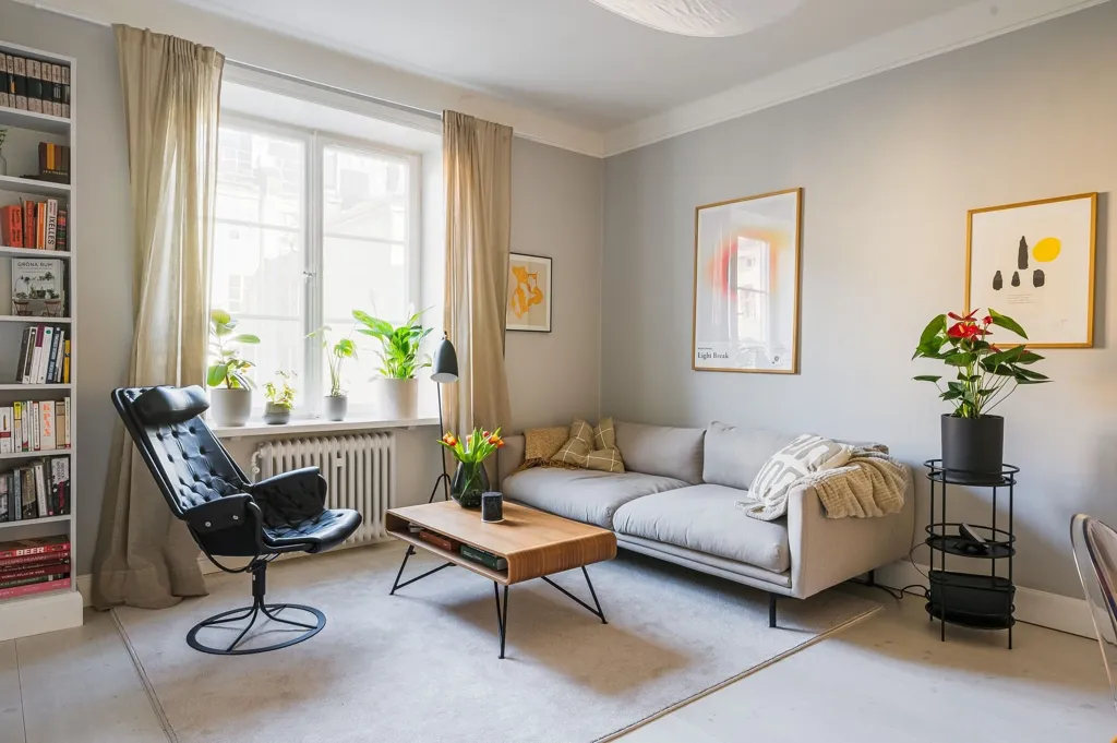 Elutuba - Bright 22A Flat with High Ceilings in Vasastan