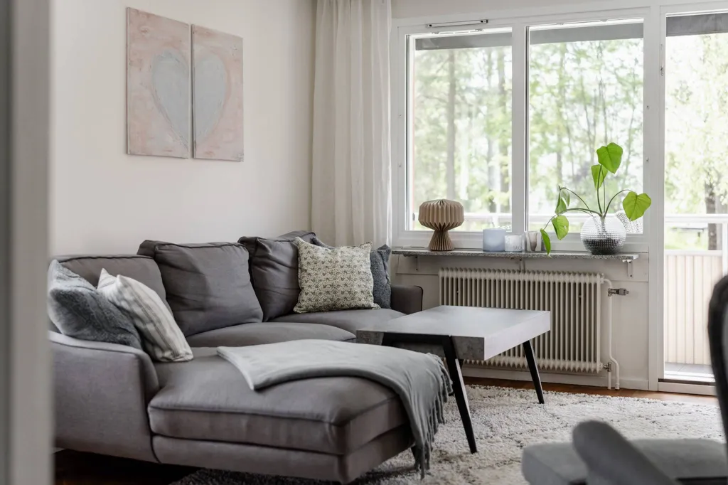 Séjour - Apartment with Balcony in Tullen, Borås