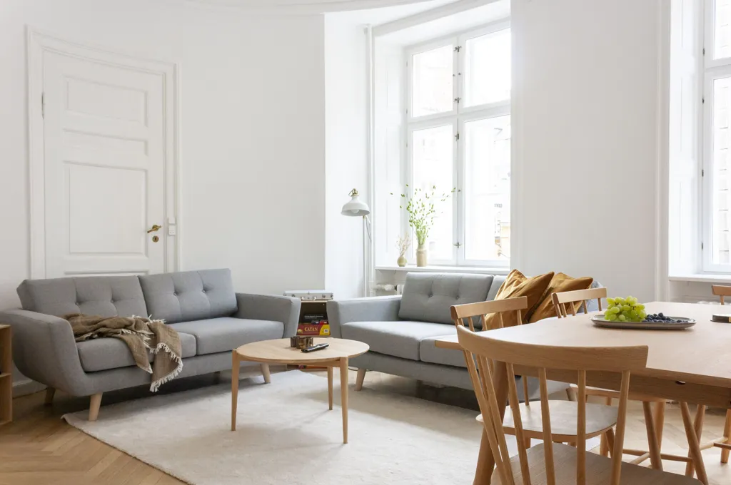 Séjour - Fully Modernised 6-Bedroom Flat in Copenhagen Centre
