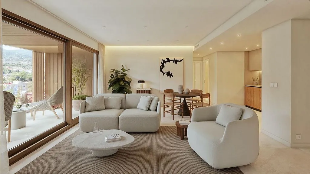 Séjour - Seafront Apartment with Pool in Benicàssim