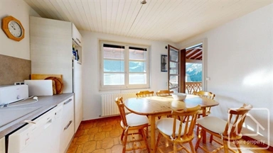 Dining Room - Duplex Penthouse with Balcony in Chatel Centre