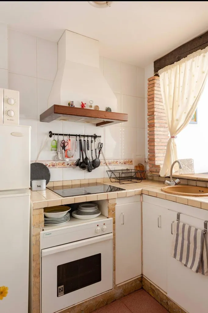 Köök - Studio with Balcony near Beach in La Cala del Moral