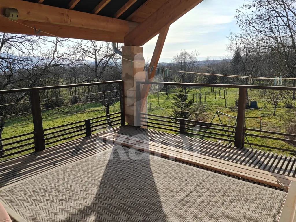 Balcon - Maison au Calme avec Vue sur le Vercors à Vinay