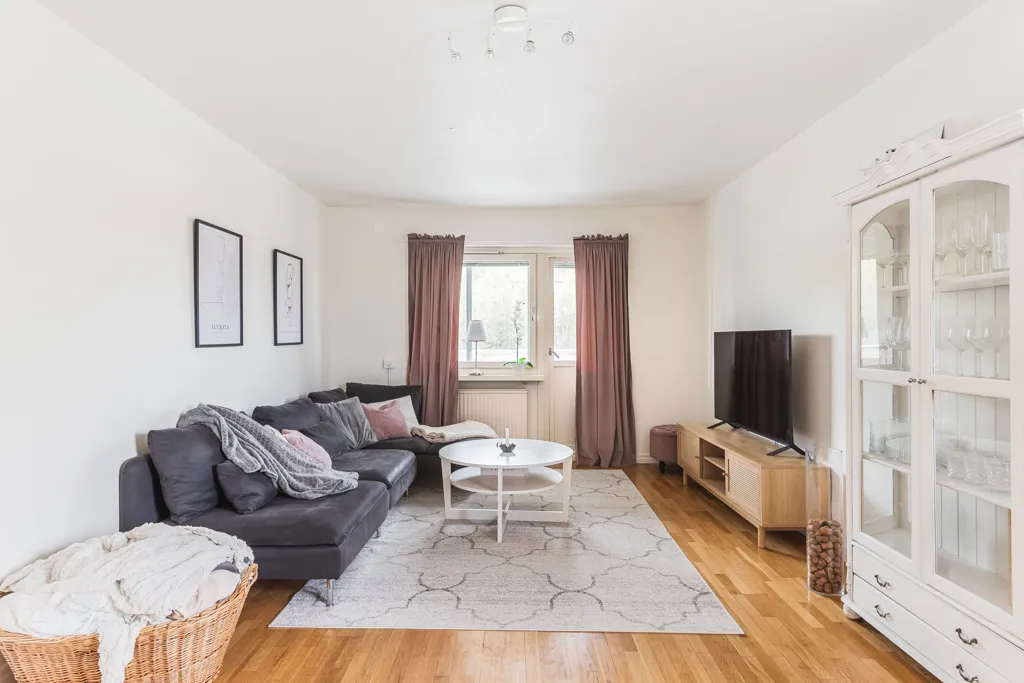 Séjour - Apartment with Balcony in Central Timrå
