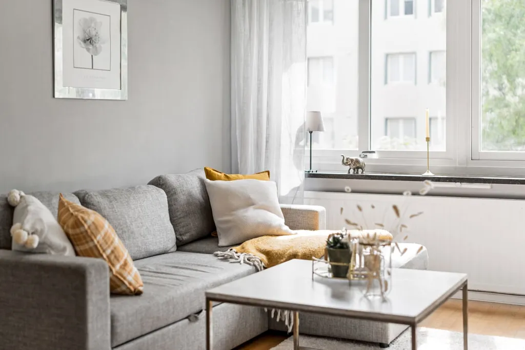 Séjour - Apartment with Original Details in Gothenburg