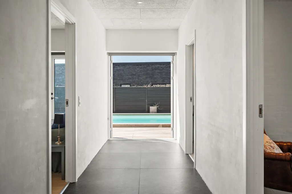 Flur - Villa with Sea View in Ry
