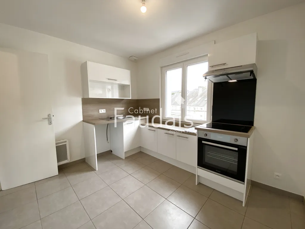Cucina - Duplex Apartment near Schools in Saint-Lô