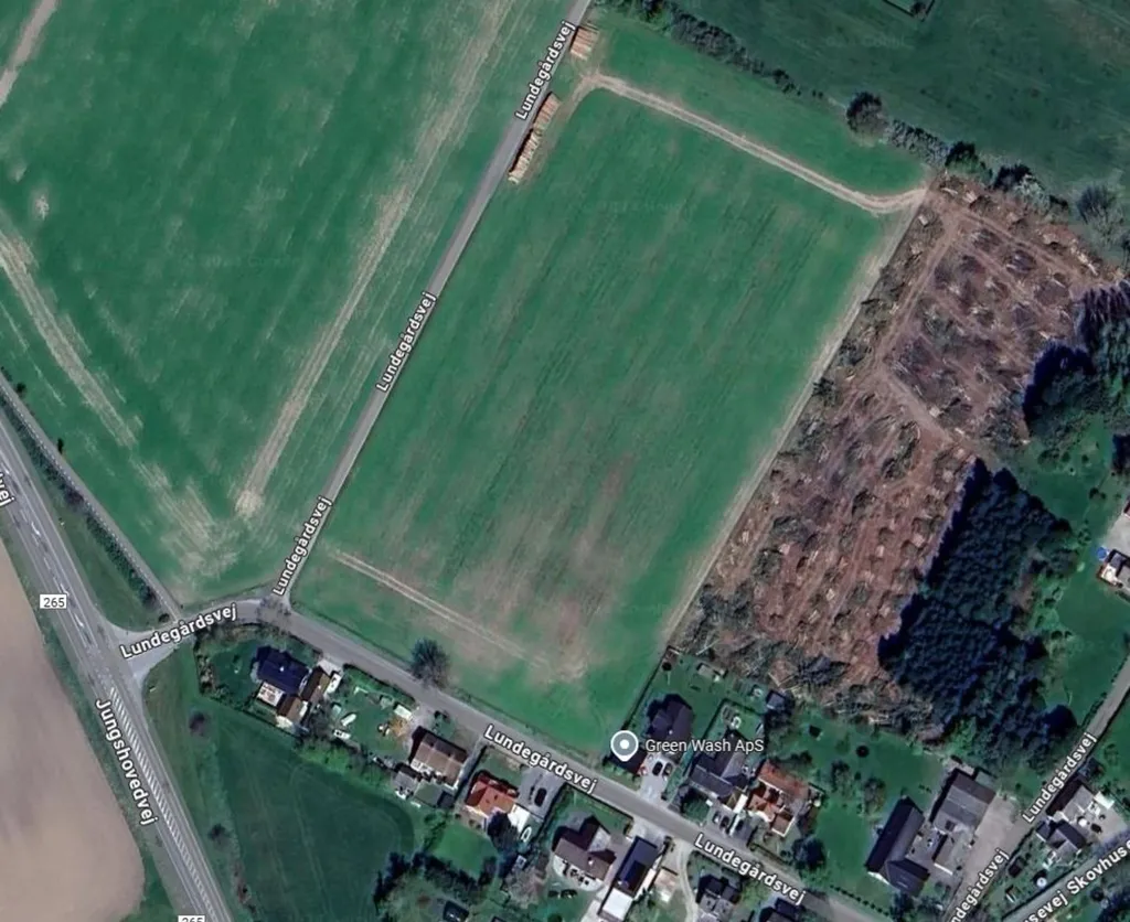 Vue aérienne - Year-Round Plot in Præstø