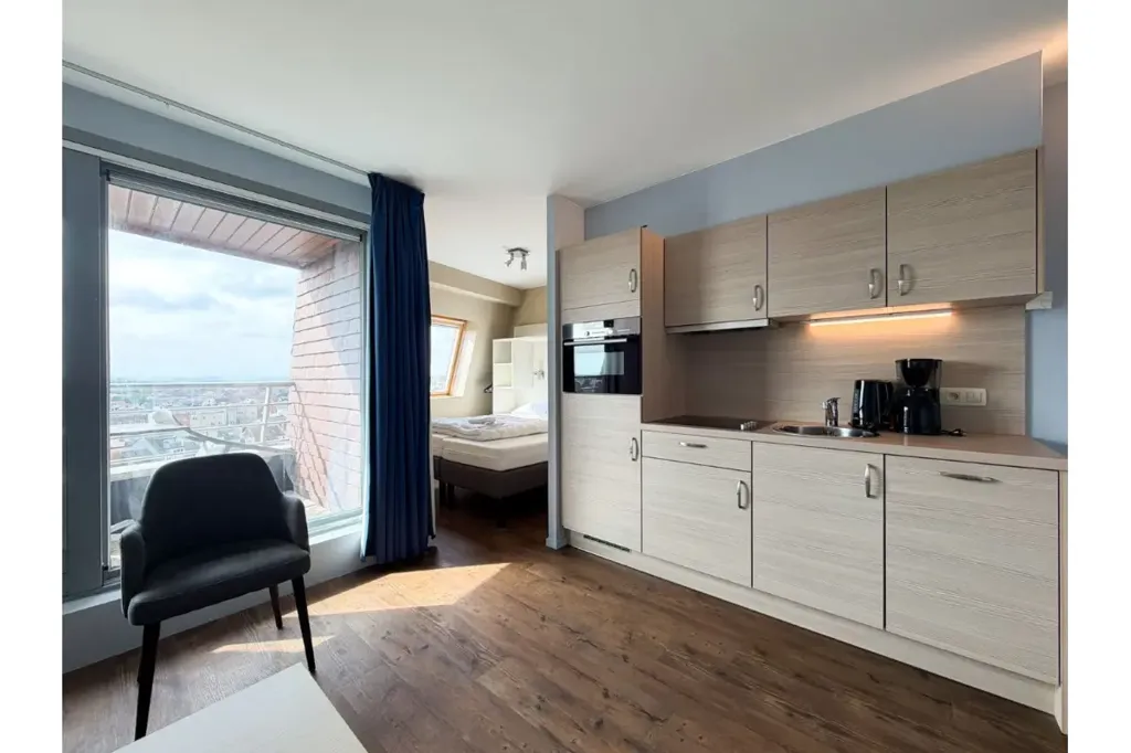 Cuisine - Appartement Meublé avec Terrasse à Blankenberge