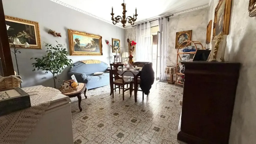 Söögituba - Two-Bedroom Apartment with Balcony in Palermo