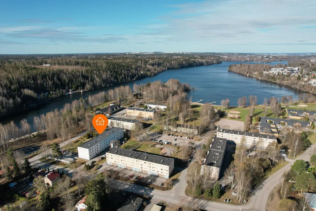 Vista aérea - Duplex with Garden in Kangasala