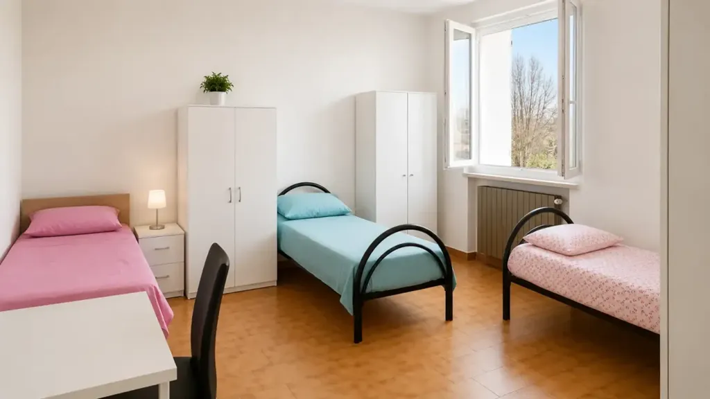 Chambres - Spacious Trilocale with Balcony in Gattatico