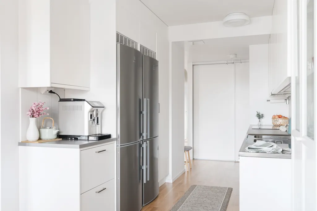 Köök - Apartment with Balcony in Hyllie, Malmö