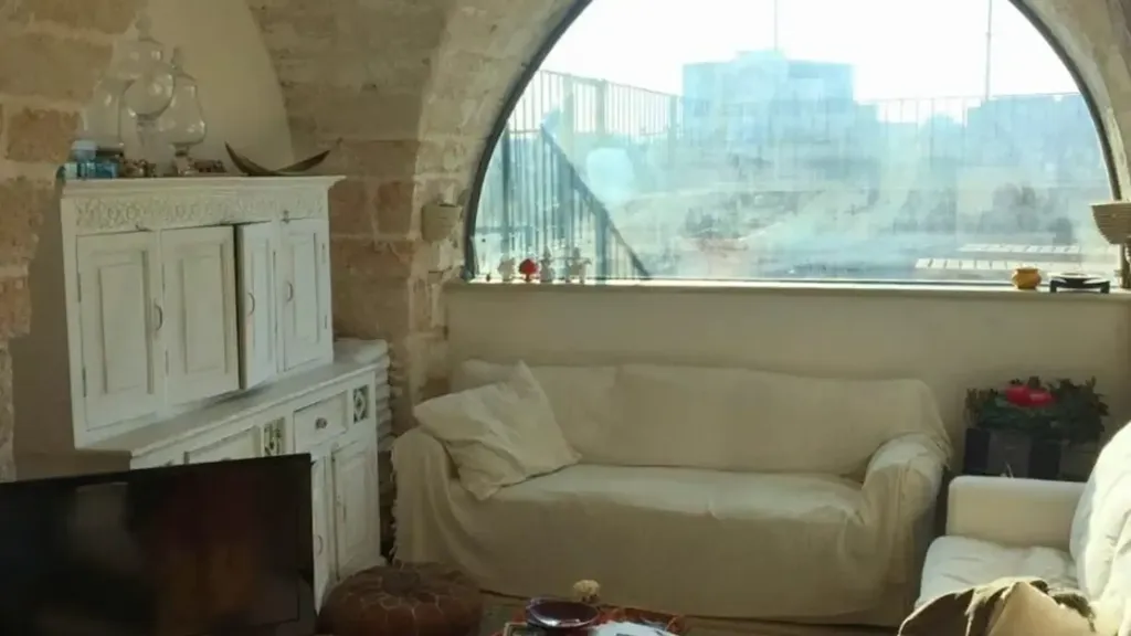 Living Room - Historic Palazzo with Panoramic Terrace in Ostuni