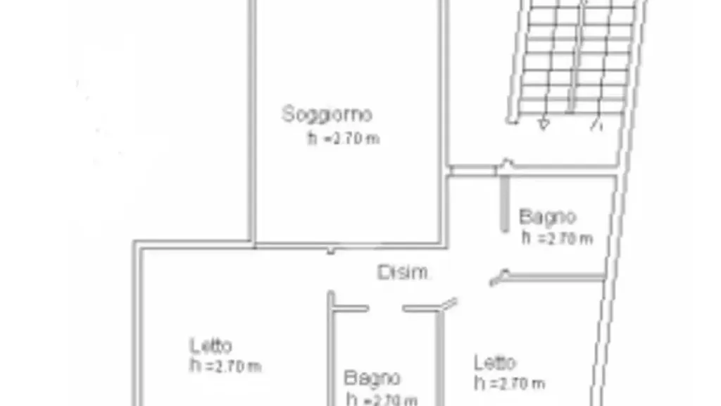 Plan - 3-Room Apartment with Solarium in Quartu Sant'Elena