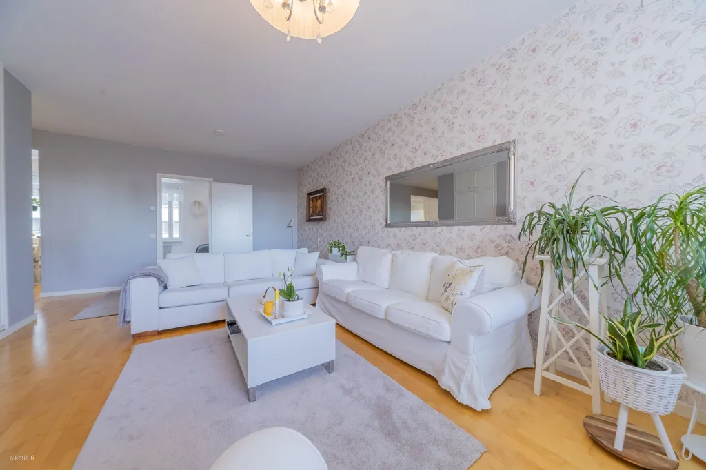 Soggiorno - Flat with East-West View in Pori Centre