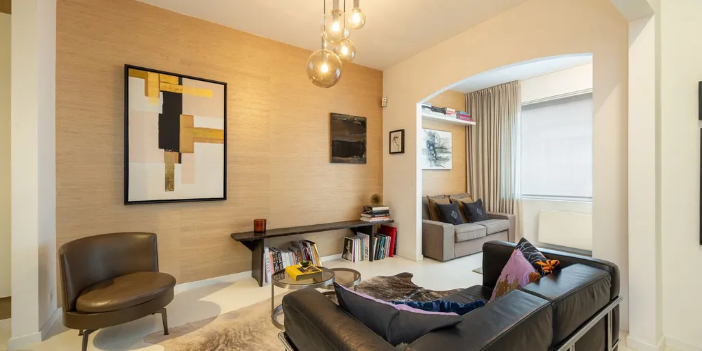 Séjour - Duplex Contemporain avec Garage à Anvers