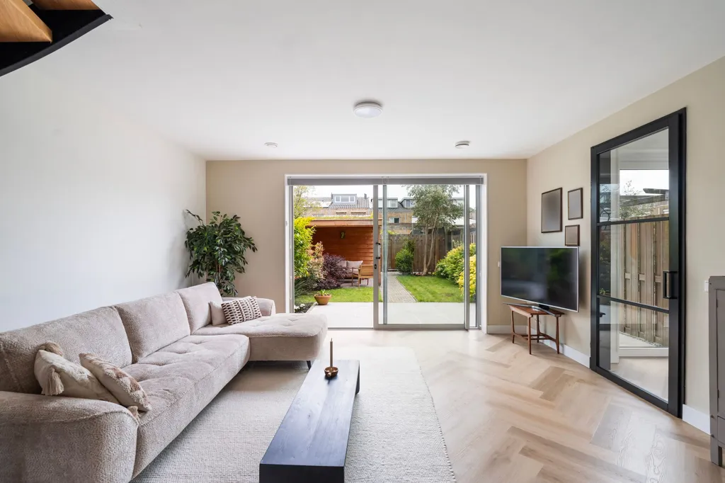 Living Room - Modern Bungalow with Garden in Rivierenbuurt