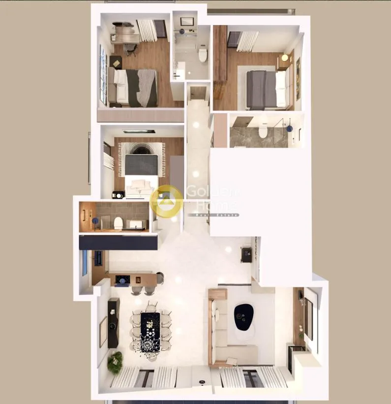 Appartement 3 pièces à GR