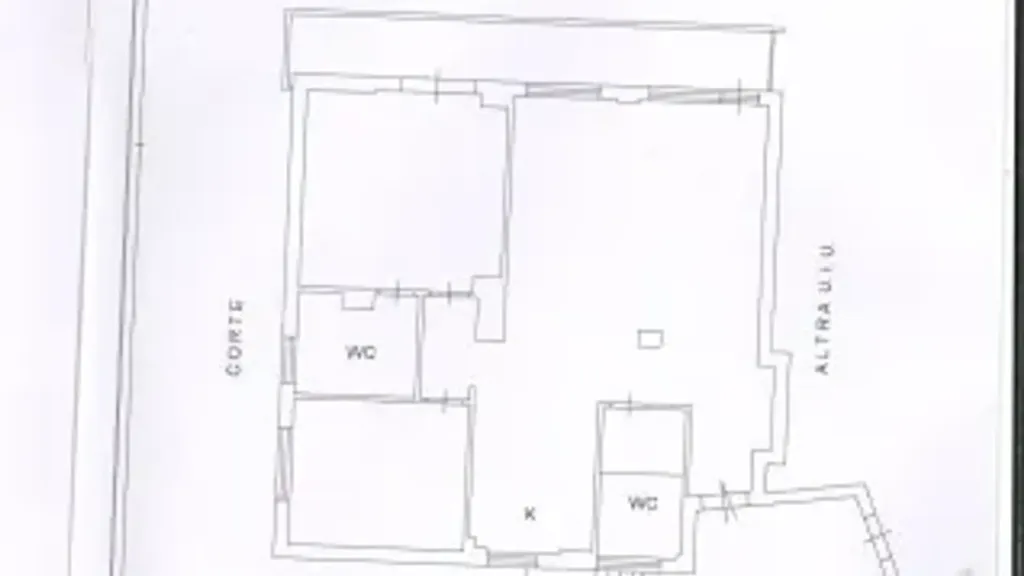 Plan - Semi-Panoramic Apartment in Via Posillipo, Naples
