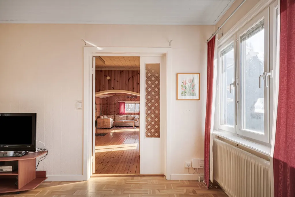 Séjour - Charming Villa with Rustic Lounge in Karlbo