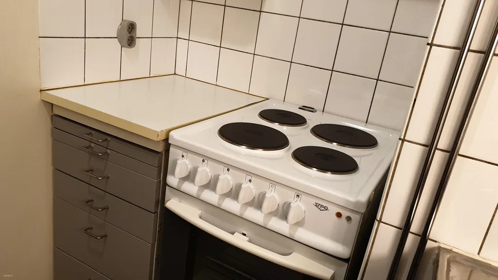 Cuisine - Spacious 1-Bedroom Flat with Balcony in Lappeenranta