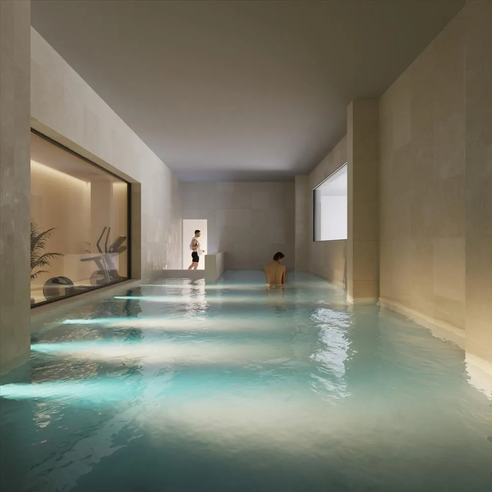 Piscine - New Brick Apartment with Private Pool in Las Lagunas