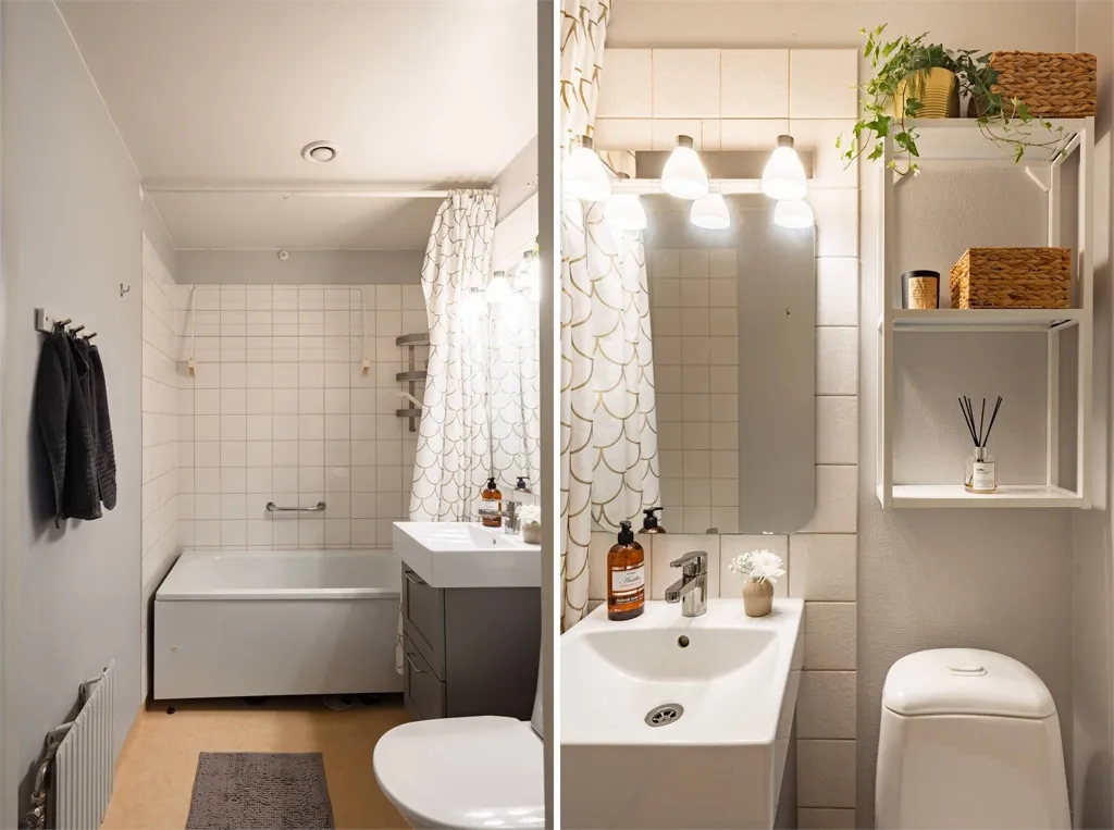 Salles de bain - Modern Flat with Balcony in Västerås