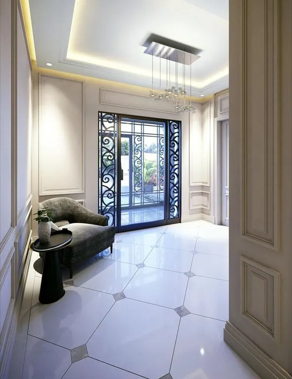 Entrée - Appartement Luxe avec Piscine au Cap d'Antibes