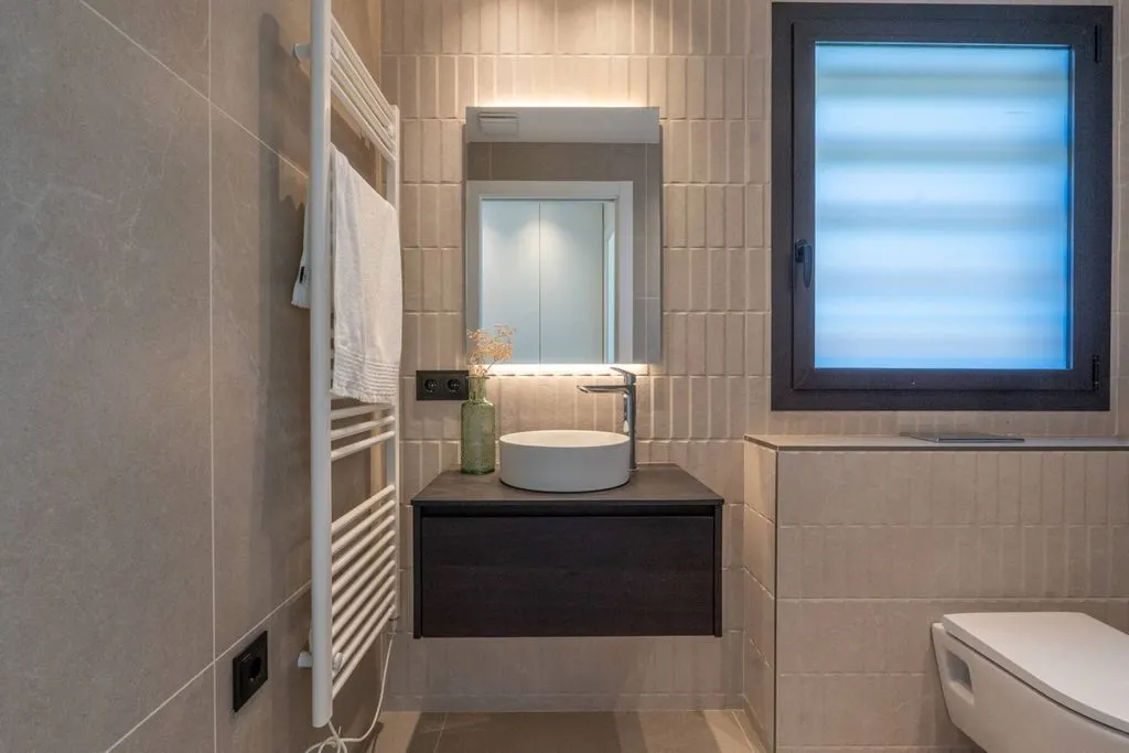Bathrooms - Avant-garde Detached House with Pool in Pals