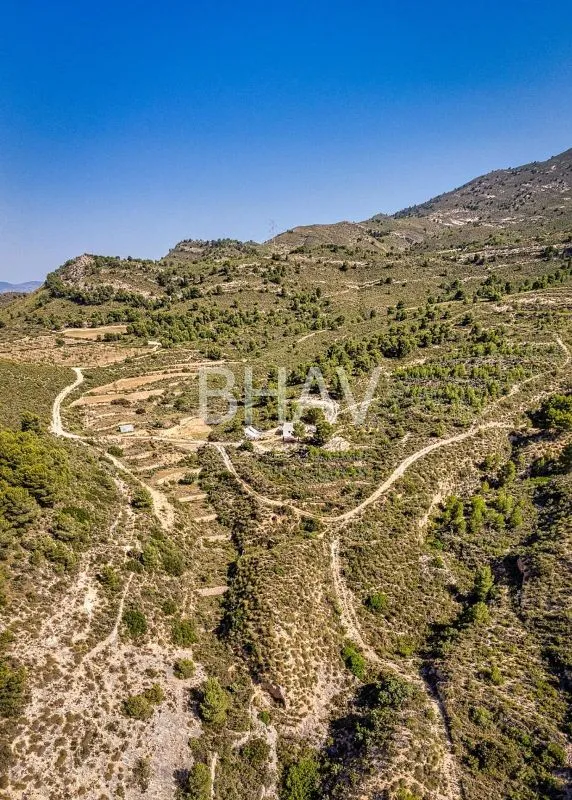 Vue aérienne - Eco House with Mountain Views in Tibi