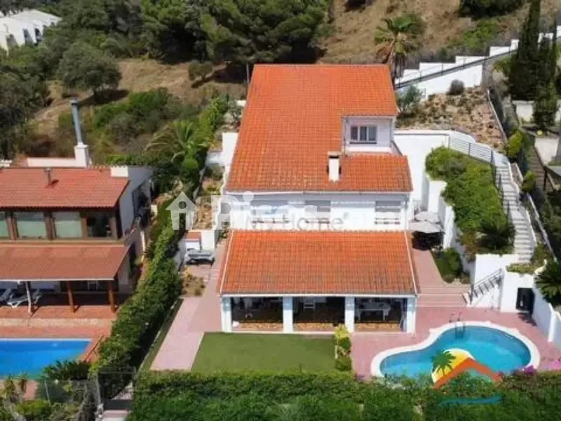 Vue aérienne - Chalet with Sea Views and Pool in Mont Ferrant