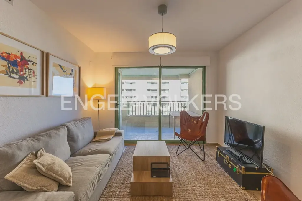 Séjour - Apartment with Sea View and Pool in La Patacona